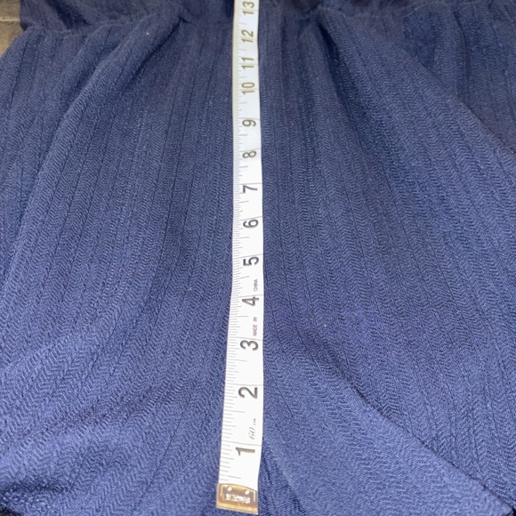 Lulus One Last Chance Navy Blue Jacquard Knit Long Sleeve Romper Size Small - Picture 14 of 16